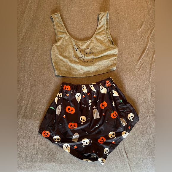 SHEIN Other - Ghost Print Sleepwear Set